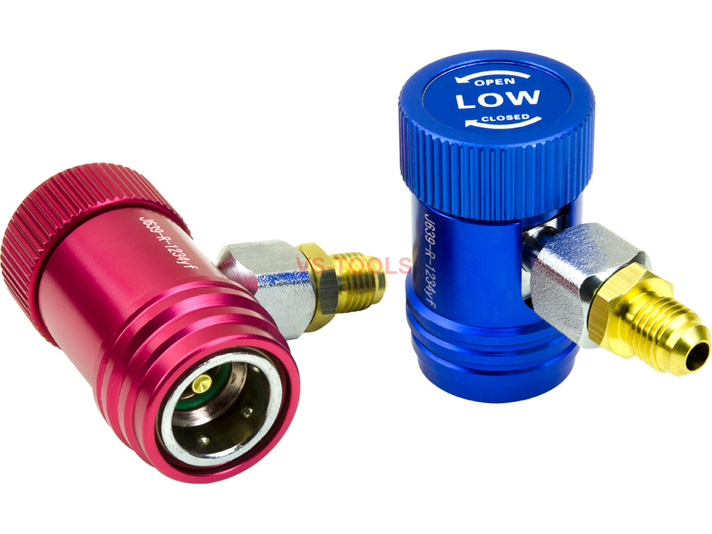 Quick Coupler Connector Adapters Air Conditioning R1234yf